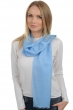 Cashmere & Zijde accessoires stola scarva azuur blauw 170x25cm